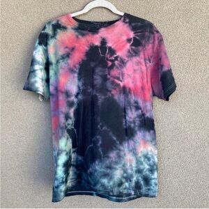 Urban Outfitters Multicolor Acid Tie Dye Tee